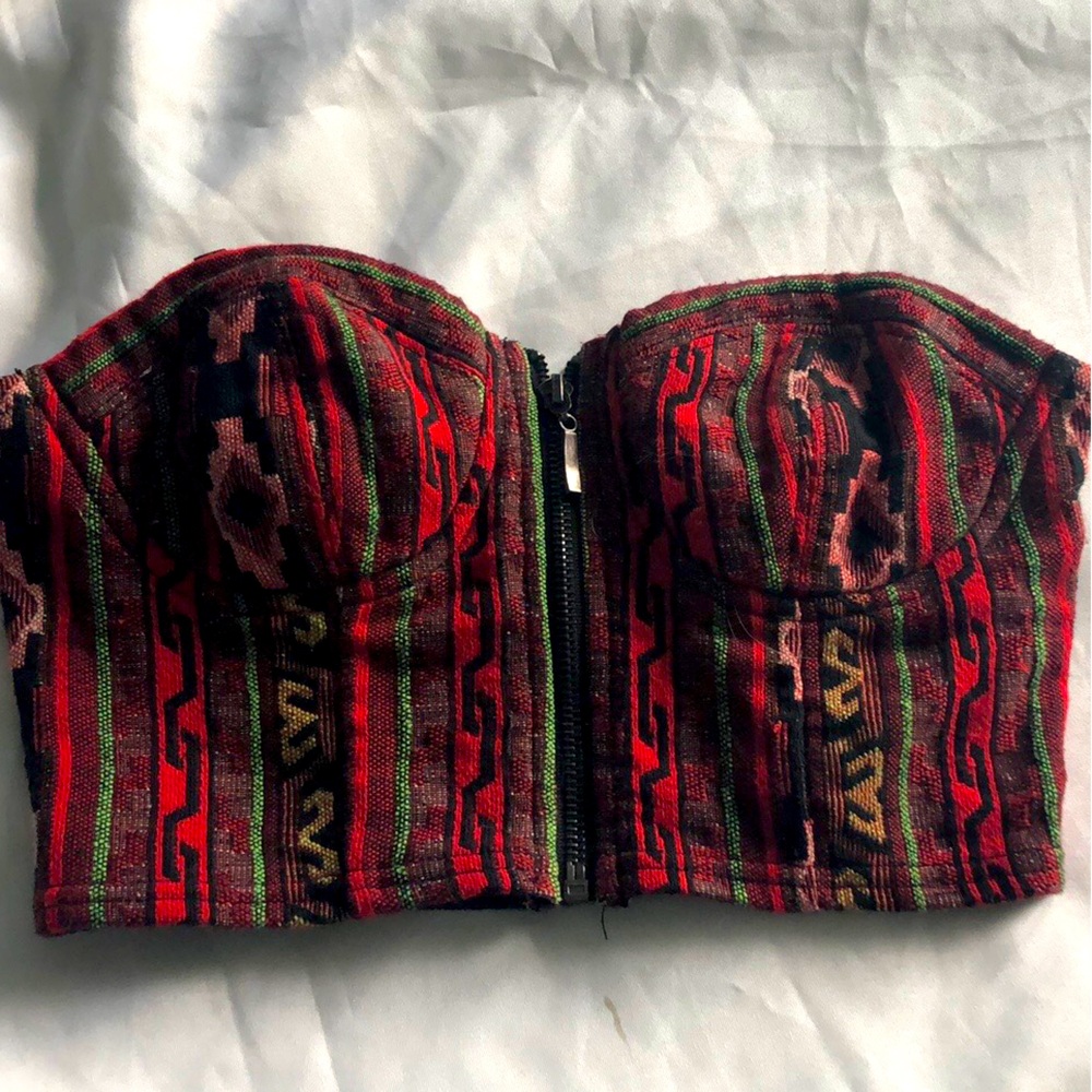 Crop bustier
